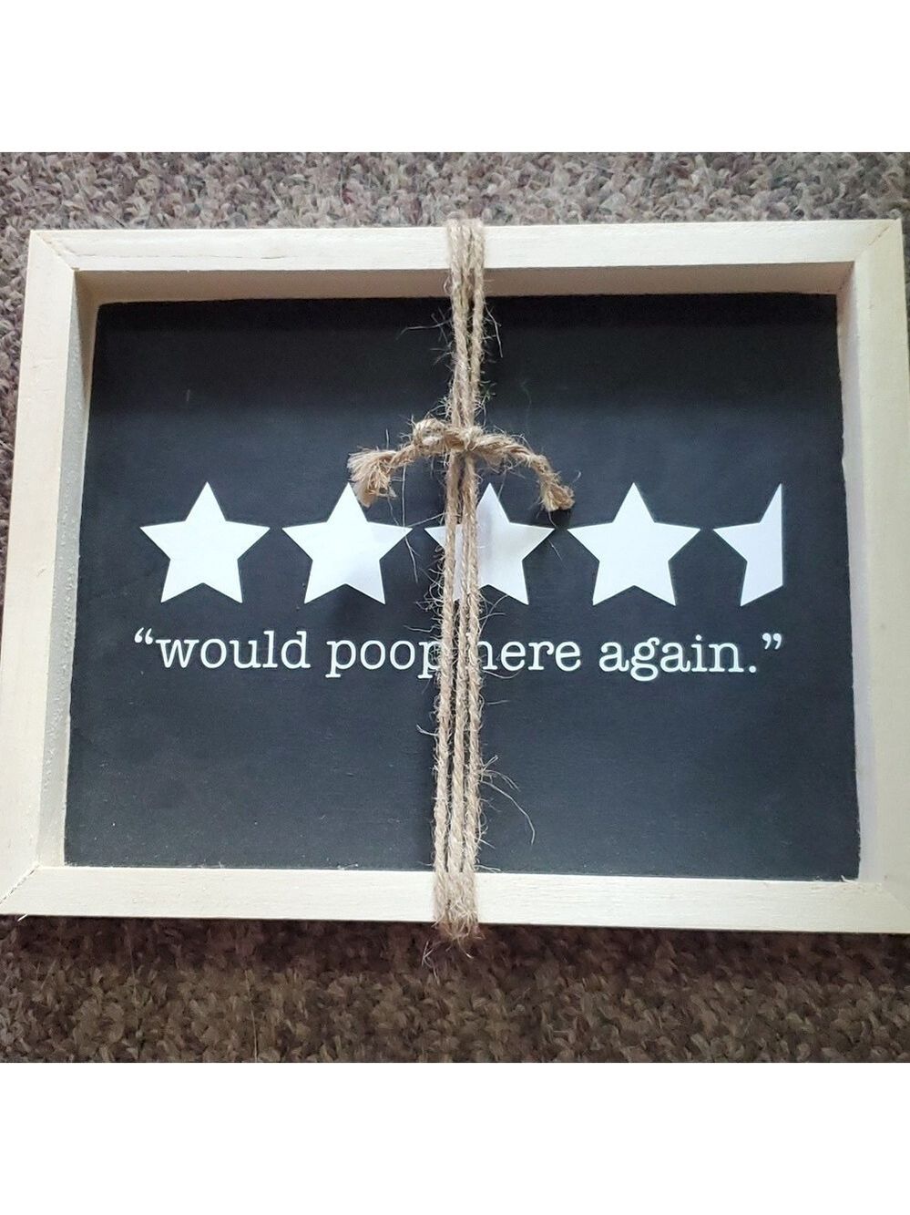 Bathroom sign